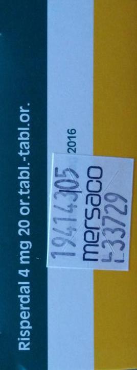 Risperdal Tablets 4mg